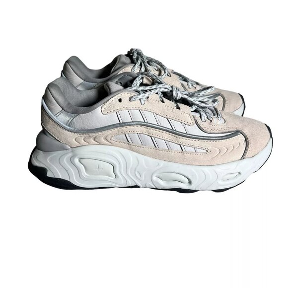 Adidas Women's Lace-Up Logo Standard Oznova Sneaker Running Shoes Size 7 - Picture 4 of 14